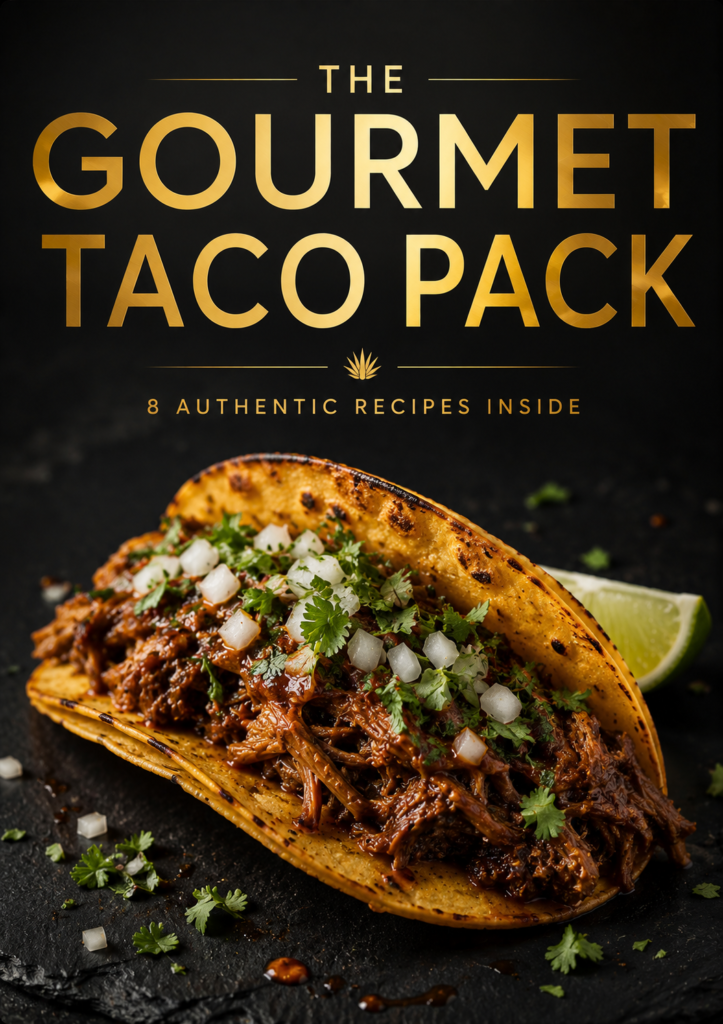 The Gourmet Taco Pack: 8 Authentic Recipes Inside